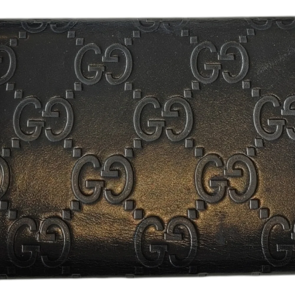 Gucci Guccisimi Black Leather Keycles Card Holder - Picture 3 of 16